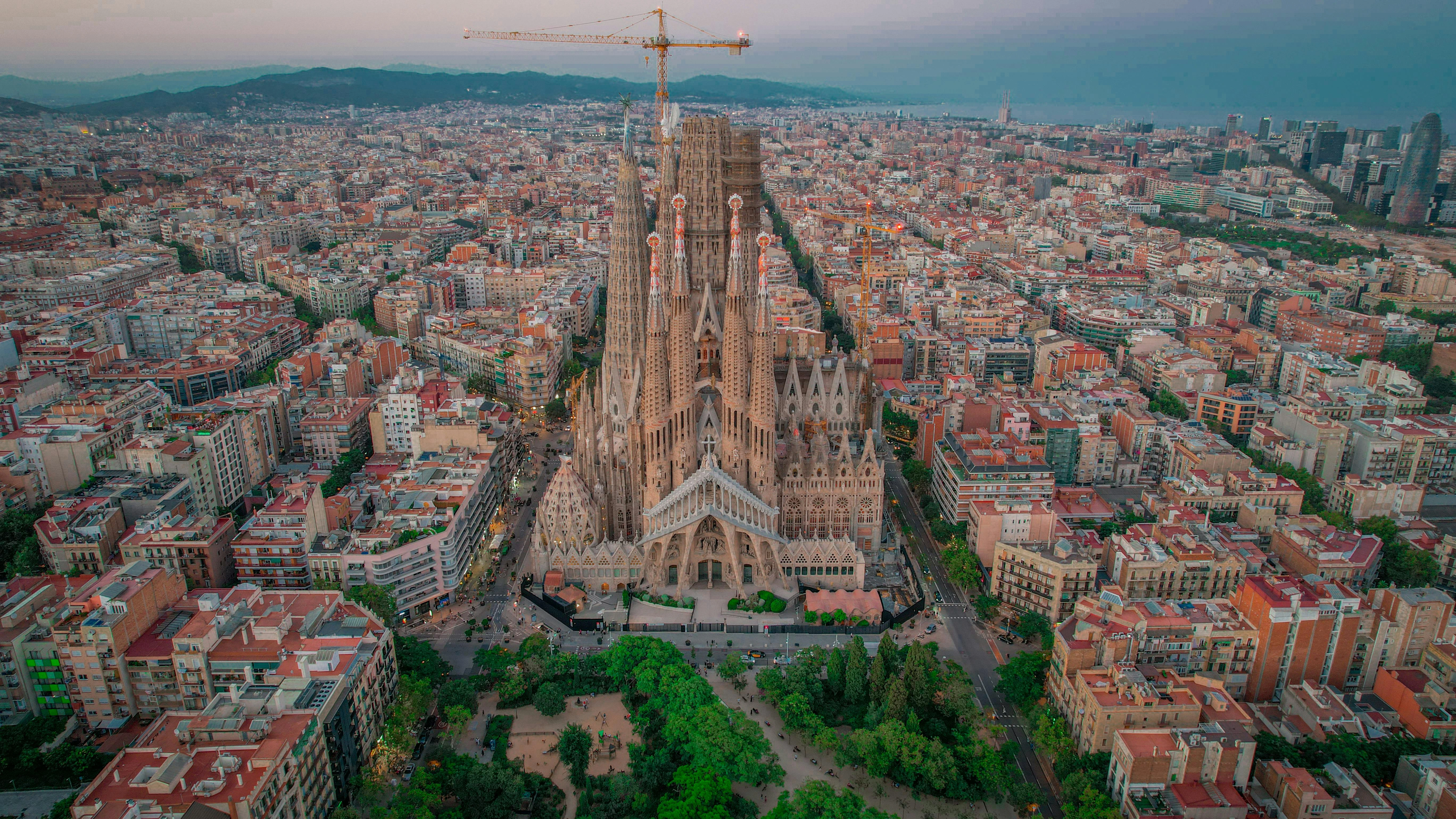 Barcelona bird's eye view - Our beautiful city from above